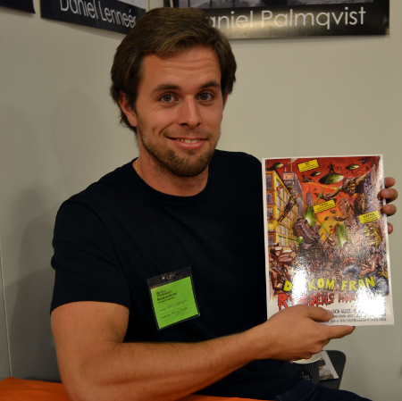 Oscar Hjelmgren på bokmässan 2011